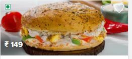 Burger Pizza - Classic Veg