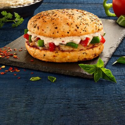 Burger Pizza - Classic Veg