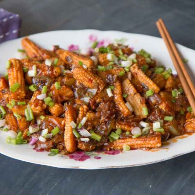 Schezwan Baby Corn (MER)