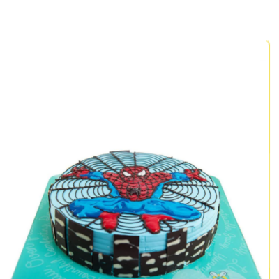 1kg spiderman cake
