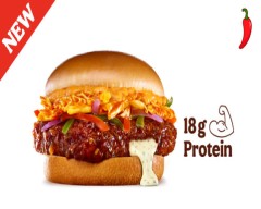 Korean Kimchi Cheese Burger (BK)