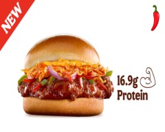 Korean Kimchi Chicken Burger (BK)