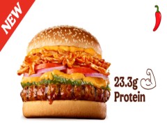 Korean Kimchi Chicken Whopper (BK)