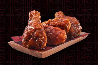 Korean Spicy Chicken Wings 4 Pcs (BK)