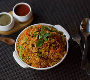 Chicken Schezwan Fried Rice (KMS)